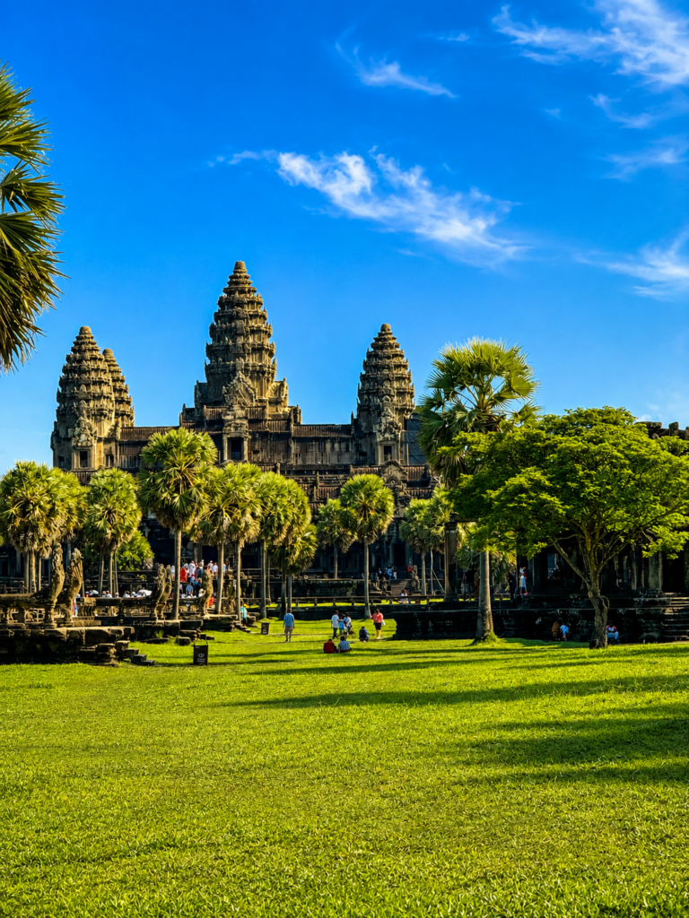 The view of Angkor Wat.