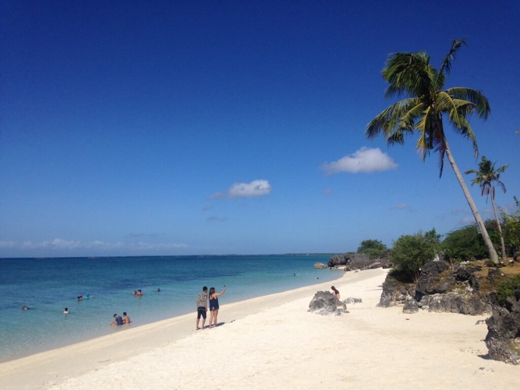 Hidden beach on the other side of Bantayan Island