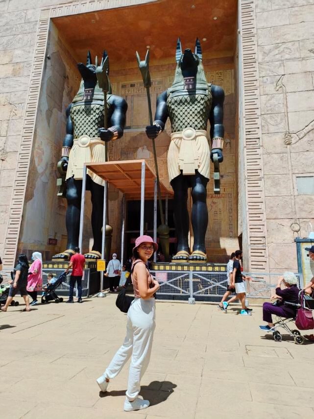 Ancient Egypt zone and Revenge of the Mummy at Universal Studios Singapore,