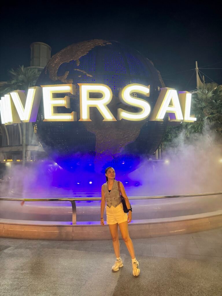 Universal Studios Singapore entrance during a day at USS,